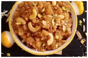 Food Recipe Besan Sooji Halwa (1)