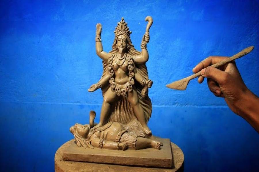 Maa Durga Statue Soil of Brothel Navratri