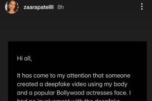 Rashmika Mandanna Deepfake Video
