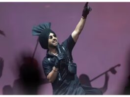 Diljeet dosanjh on coachella stage