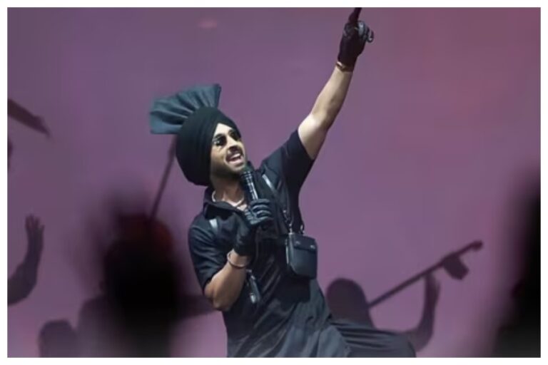 Diljeet dosanjh on coachella stage