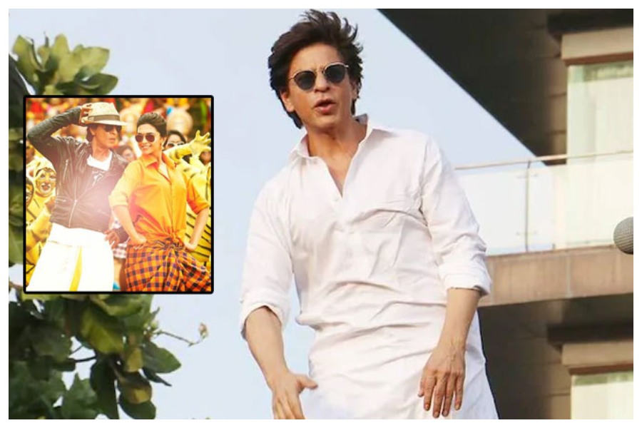 Shahrukh khan on lungi dance