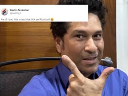 Sachin Tendulkar, Blue Tick, Twitter