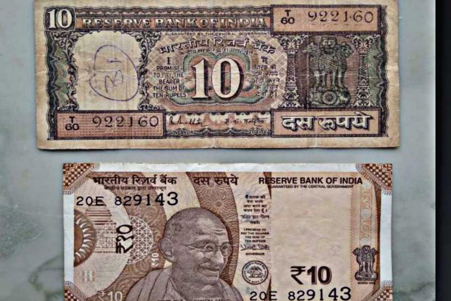 10 Rupee Note