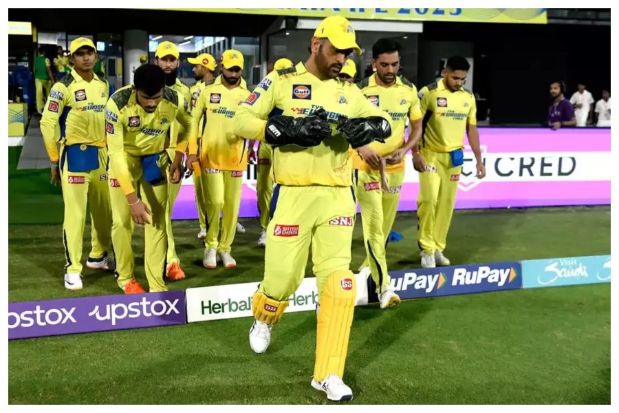 Chennai super kings playing its 12th ipl playoff