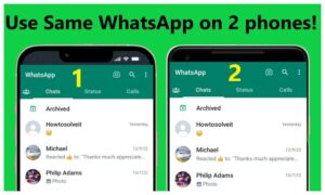 How to use whatsapp in two phones (2)