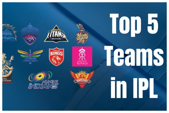 IPL top 5 teams