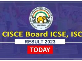 ISCE Result updates