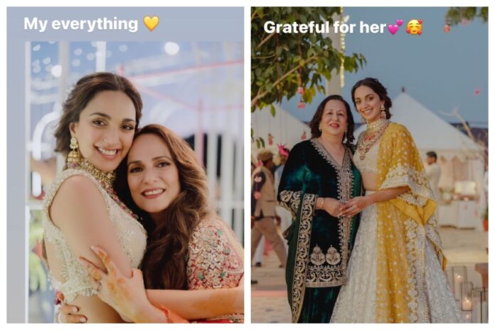 Kiara Advani with Mom Kiara Advani with Mom