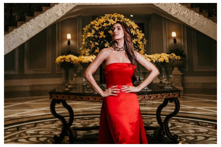 Malaika Arora In Red Gown