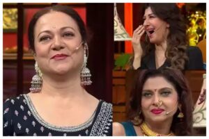Mandakini, Usha and Sangeeta in 'The Kapil Sharma Show'