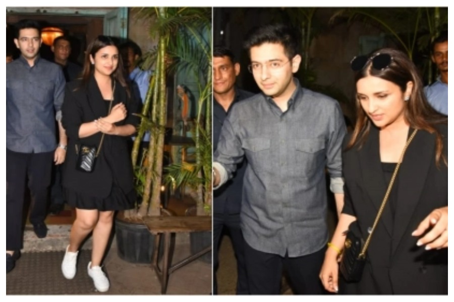 Raghav Chadha and Parineeti Chopra spotted