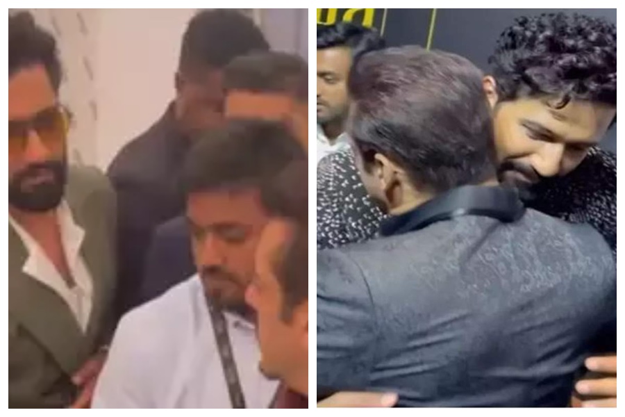 Salman Khan Hugs Vicky Kaushal