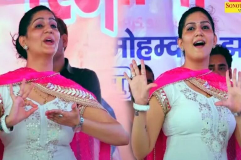 इंग्लिश मीडियम गाने पर सपना ने बिखेरा ऐसा जादू की झूमने लगी बुजुर्गों की भीड़, देखें वीडियो