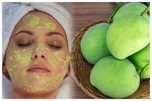 Skin care tips : Raw mango face pack 