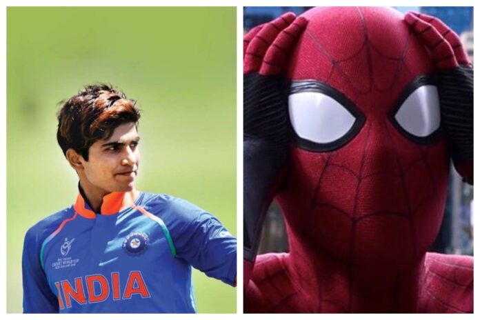 Subhman gill dubbed spiderman Subhman gill dubbed american spiderman