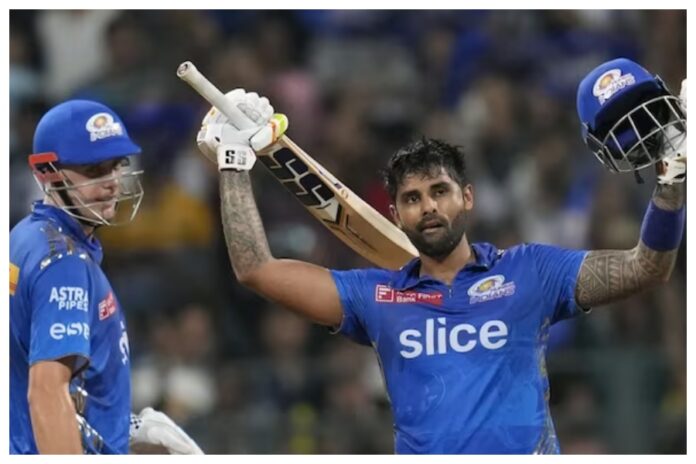 Suryakumar Yadav first IPL century