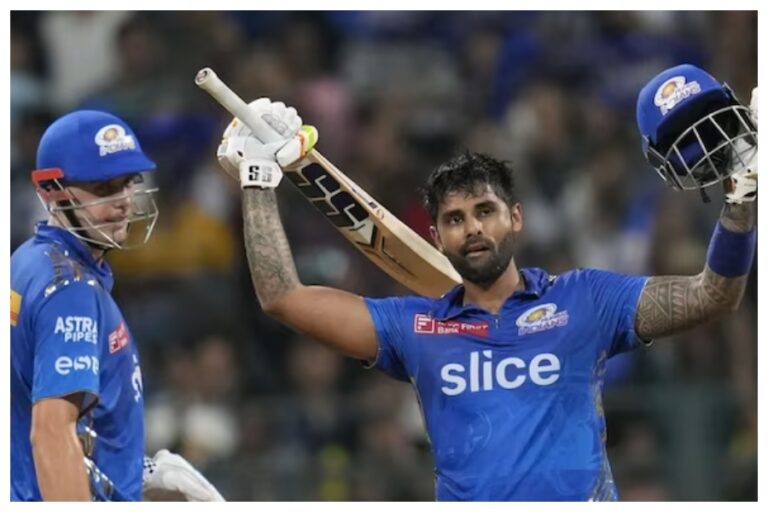 Suryakumar Yadav first IPL century