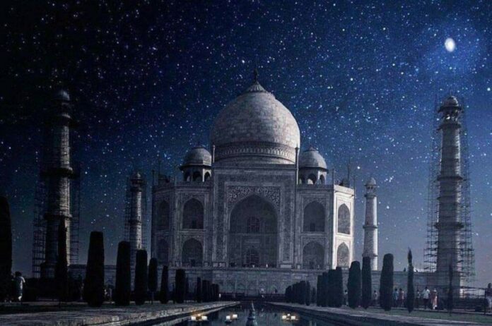 Taj Mahal Night View, Taj Mahal Taj Mahal Night View, Taj Mahal