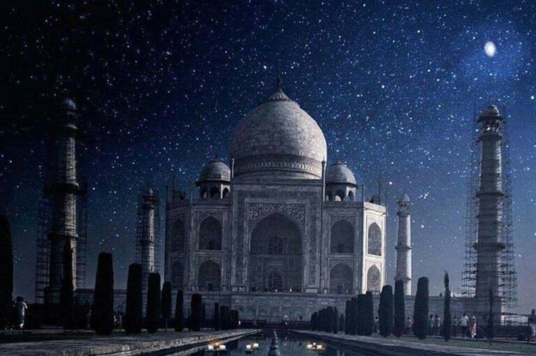 Taj Mahal Night View, Taj Mahal