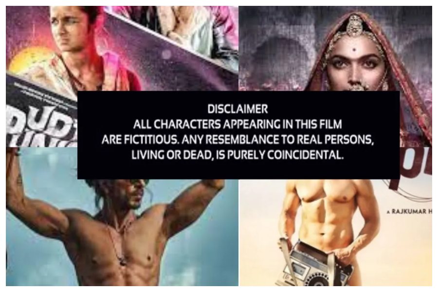 This is how disclaimer started appear in movies