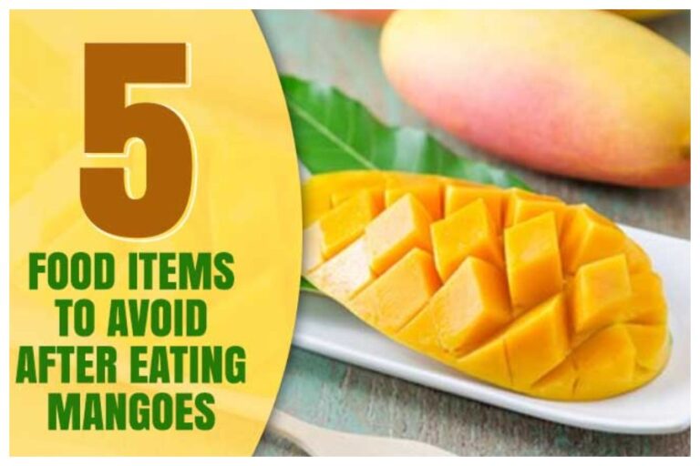 Food items to avoid after eating mango