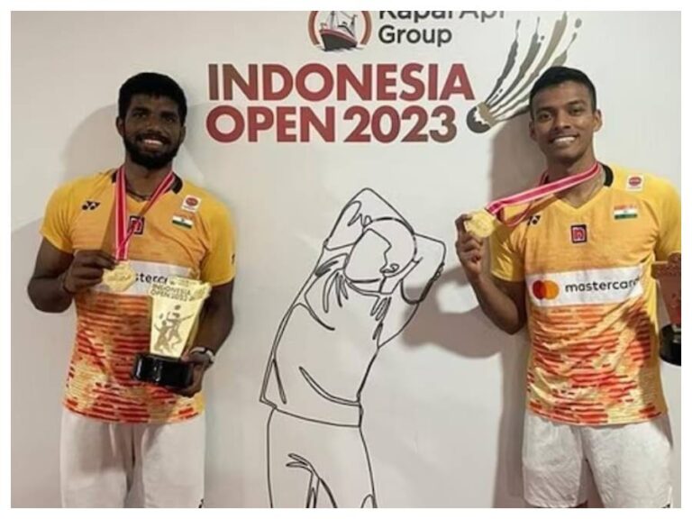 Chirag and Satwik won indonesia open 2023
