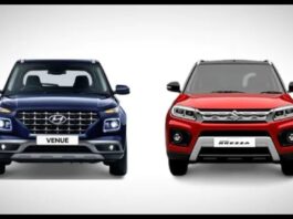 Hyundai Venue vs Maruti Suzuki Brezza