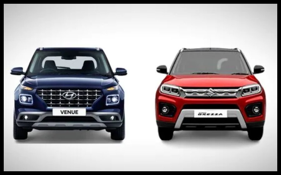 Hyundai Venue vs Maruti Suzuki Brezza