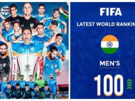 FIFA World Ranking : Indian Football Team in top 100 in FIFA Ranking