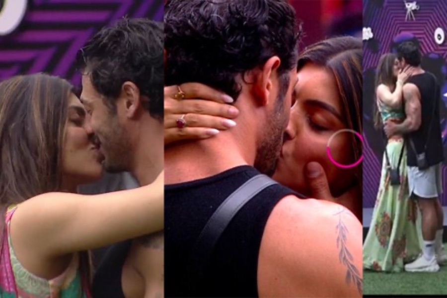 Jad Hadid Kiss Akansha Puri Jad Hadid Kiss Akansha Puri
