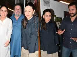 Kapoor Family Out For Dinner Date