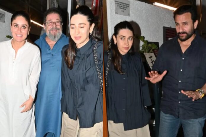 Kapoor Family Out For Dinner Date