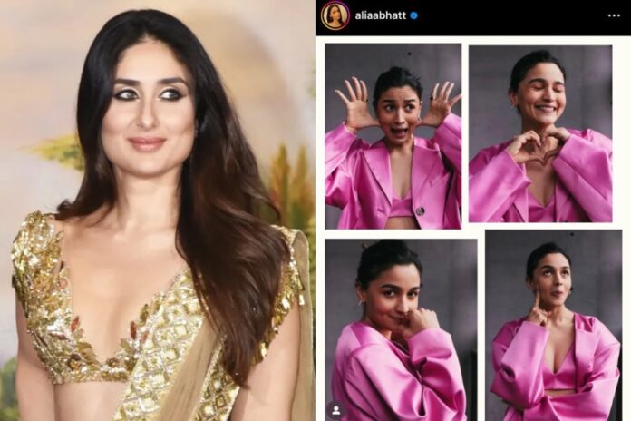 Kareena Kapoor Reacts on Alia Bhatt's Pic Kareena Kapoor Reacts on Alia Bhatt's Pic