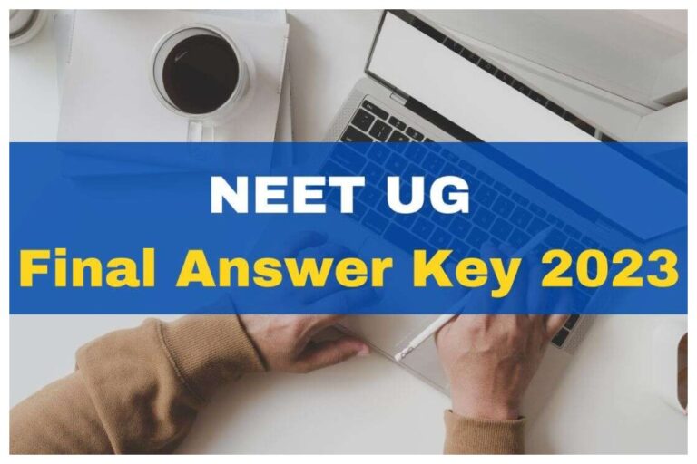 Neet UG Final answer key 2023 released