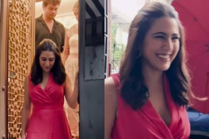 Sara Ali Khan In Pink Dress Sara Ali Khan In Pink Dress