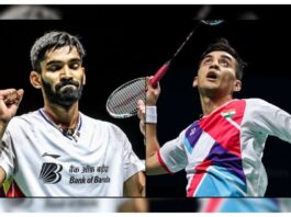 Srikant defeated Lakshay sen in indonesia open