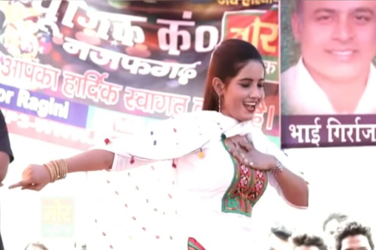 सुनीता बेबी ने सफेद सूट में क्यूट डांस स्टेप के साथ मचा दिया कहर, जमकर बरसे नोट