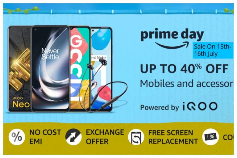 Amazon Prime Day Sale 2023: बंपर छूट, अमेजन पर प्राइम डे इन फोन पर उठाएं भारी डिस्काउंट,  ऐसे मिलेगी ऑफर