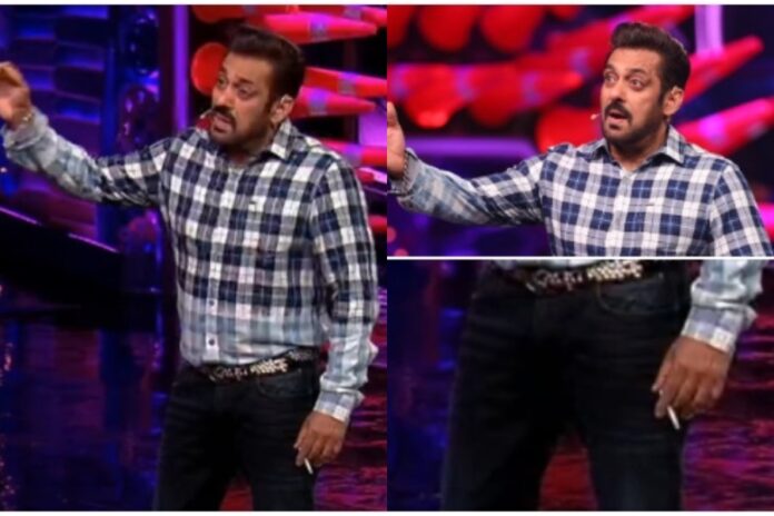Big Boss OTT 2 Salman Khan Holding Cigarette