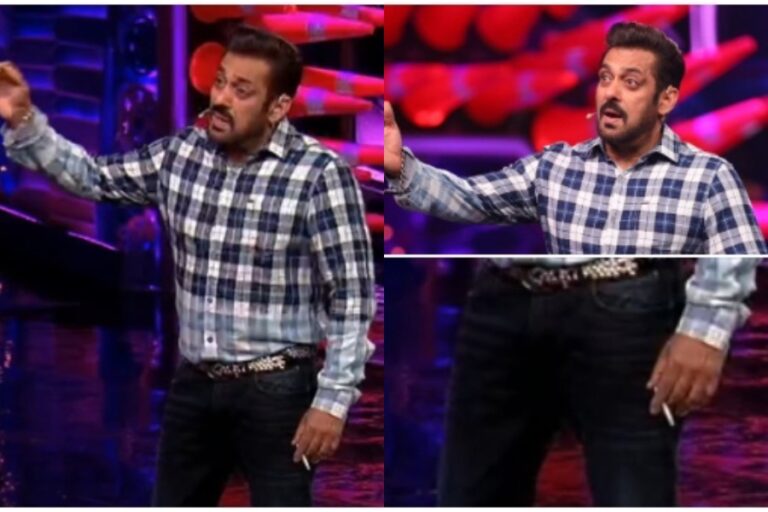 Big Boss OTT 2 Salman Khan Holding Cigarette