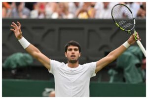 Carlos Alcaraz in wimbledon 2023 pre quarter final (1)