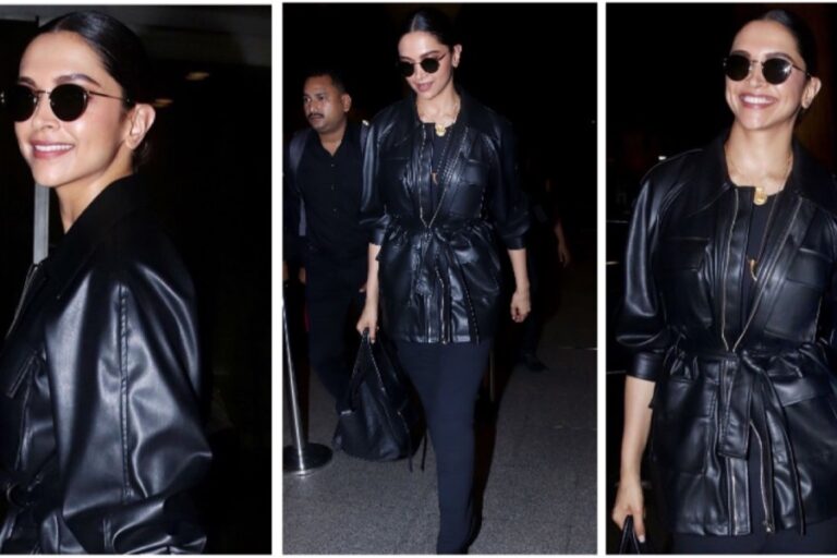 Deepika Padukone Slays In All Black Clothes