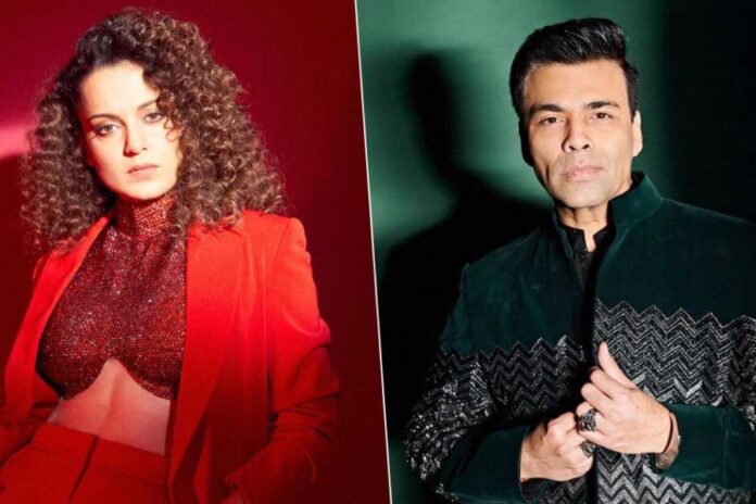 Kangana Ranaut criticises Karan Johar's Film