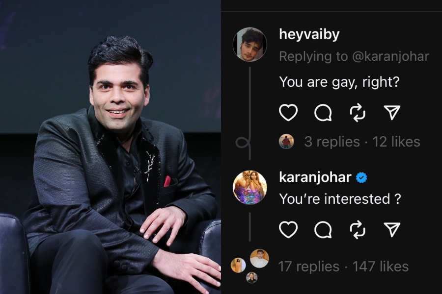 Karan Johar Shuts Down Troll