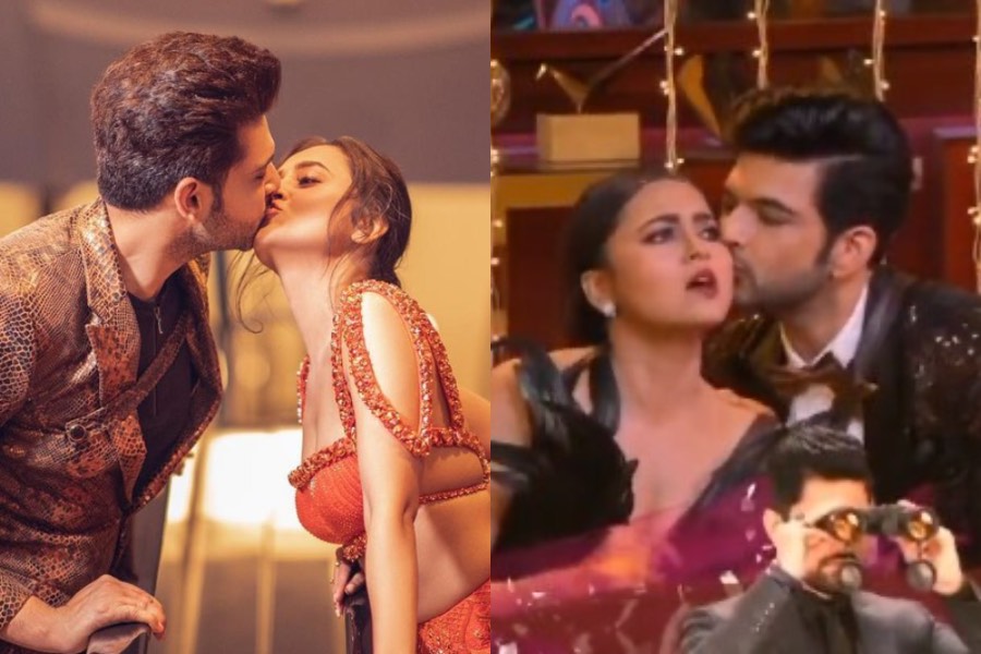 Karan Kundrra Kisses Tejasswi Prakash