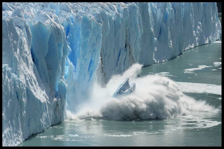 Melting of glaciers