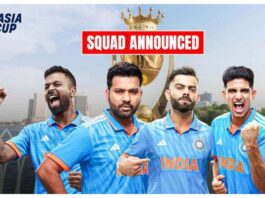 Asia Cup 2023 India Team Announced