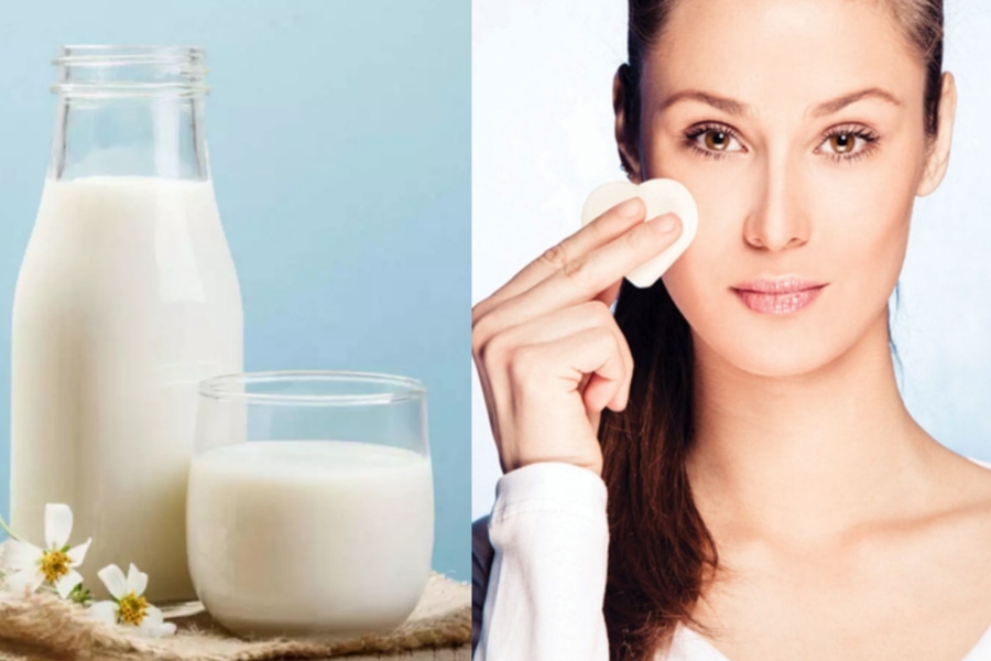 Glowing Face Tips With Milk