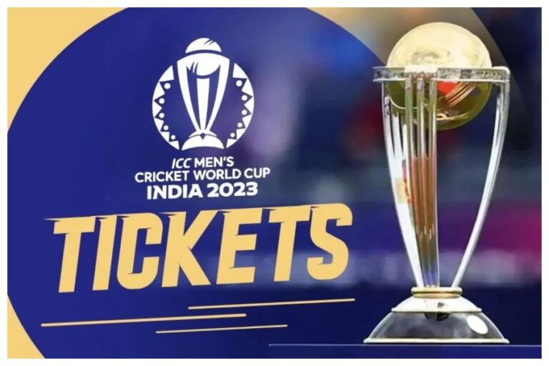 ICC World Cup 2023 Tickets details